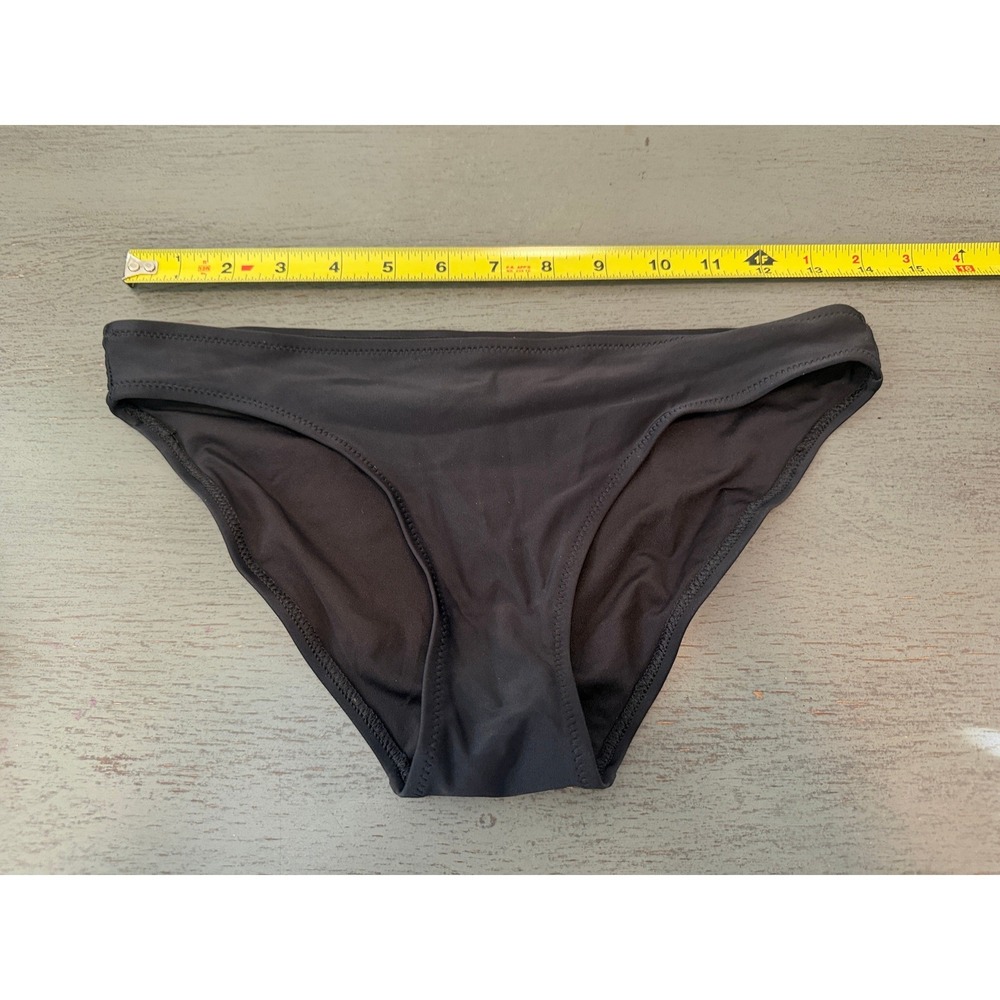 Aerie Black Bikini Bottoms Low Rise Swim Small